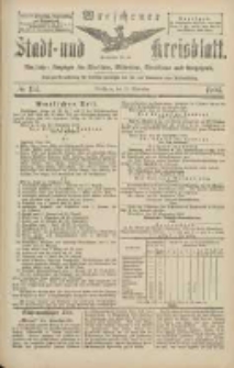 Wreschener Stadt und Kreisblatt: amtlicher Anzeiger f&uuml;r Wreschen, Miloslaw, Strzalkowo und Umgegend 1904.09.29 Nr114