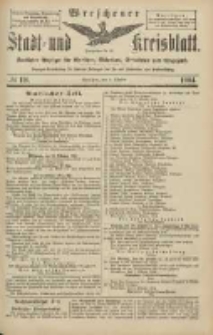 Wreschener Stadt und Kreisblatt: amtlicher Anzeiger f&uuml;r Wreschen, Miloslaw, Strzalkowo und Umgegend 1904.10.08 Nr118