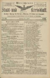 Wreschener Stadt und Kreisblatt: amtlicher Anzeiger für Wreschen, Miloslaw, Strzalkowo und Umgegend 1904.10.08 Nr118