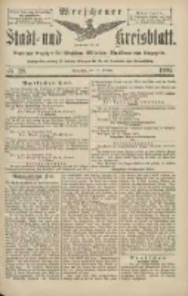 Wreschener Stadt und Kreisblatt: amtlicher Anzeiger f&uuml;r Wreschen, Miloslaw, Strzalkowo und Umgegend 1904.10.13 Nr120