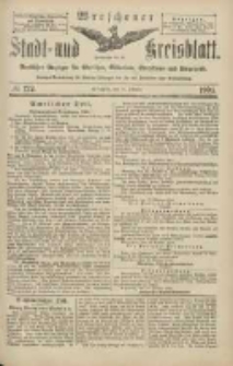 Wreschener Stadt und Kreisblatt: amtlicher Anzeiger für Wreschen, Miloslaw, Strzalkowo und Umgegend 1904.10.18 Nr122