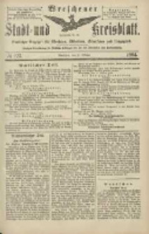 Wreschener Stadt und Kreisblatt: amtlicher Anzeiger f&uuml;r Wreschen, Miloslaw, Strzalkowo und Umgegend 1904.10.20 Nr123