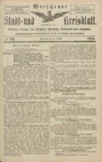 Wreschener Stadt und Kreisblatt: amtlicher Anzeiger f&uuml;r Wreschen, Miloslaw, Strzalkowo und Umgegend 1904.10.27 Nr126