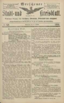 Wreschener Stadt und Kreisblatt: amtlicher Anzeiger für Wreschen, Miloslaw, Strzalkowo und Umgegend 1904.10.27 Nr126