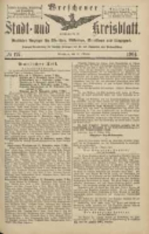 Wreschener Stadt und Kreisblatt: amtlicher Anzeiger f&uuml;r Wreschen, Miloslaw, Strzalkowo und Umgegend 1904.10.29 Nr127