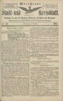 Wreschener Stadt und Kreisblatt: amtlicher Anzeiger f&uuml;r Wreschen, Miloslaw, Strzalkowo und Umgegend 1904.11.01 Nr128