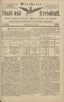 Wreschener Stadt und Kreisblatt: amtlicher Anzeiger für Wreschen, Miloslaw, Strzalkowo und Umgegend 1904.11.05 Nr130