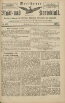 Wreschener Stadt und Kreisblatt: amtlicher Anzeiger für Wreschen, Miloslaw, Strzalkowo und Umgegend 1904.11.12 Nr133