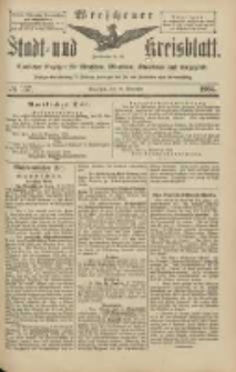 Wreschener Stadt und Kreisblatt: amtlicher Anzeiger f&uuml;r Wreschen, Miloslaw, Strzalkowo und Umgegend 1904.11.24 Nr137