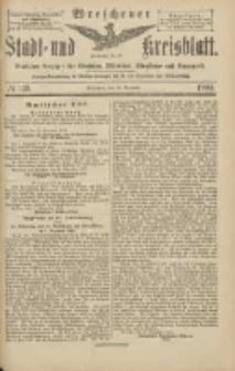 Wreschener Stadt und Kreisblatt: amtlicher Anzeiger f&uuml;r Wreschen, Miloslaw, Strzalkowo und Umgegend 1904.11.29 Nr139