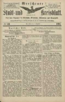 Wreschener Stadt und Kreisblatt: amtlicher Anzeiger f&uuml;r Wreschen, Miloslaw, Strzalkowo und Umgegend 1904.12.01 Nr140