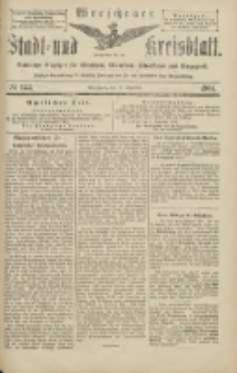 Wreschener Stadt und Kreisblatt: amtlicher Anzeiger f&uuml;r Wreschen, Miloslaw, Strzalkowo und Umgegend 1904.12.10 Nr144