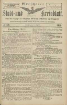 Wreschener Stadt und Kreisblatt: amtlicher Anzeiger f&uuml;r Wreschen, Miloslaw, Strzalkowo und Umgegend 1904.12.20 Nr148