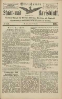 Wreschener Stadt und Kreisblatt: amtlicher Anzeiger f&uuml;r Wreschen, Miloslaw, Strzalkowo und Umgegend 1904.12.29 Nr151