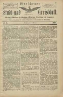 Wreschener Stadt und Kreisblatt: amtlicher Anzeiger für Wreschen, Miloslaw, Strzalkowo und Umgegend 1905.01.09 Nr3