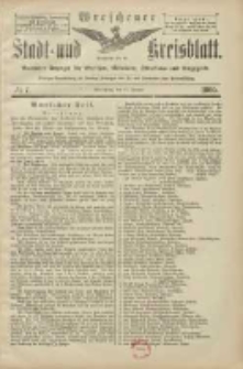 Wreschener Stadt und Kreisblatt: amtlicher Anzeiger für Wreschen, Miloslaw, Strzalkowo und Umgegend 1905.01.17 Nr7