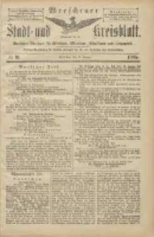 Wreschener Stadt und Kreisblatt: amtlicher Anzeiger f&uuml;r Wreschen, Miloslaw, Strzalkowo und Umgegend 1905.01.24 Nr10