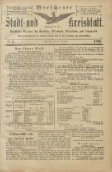 Wreschener Stadt und Kreisblatt: amtlicher Anzeiger für Wreschen, Miloslaw, Strzalkowo und Umgegend 1905.01.26 Nr11