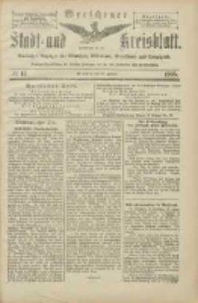 Wreschener Stadt und Kreisblatt: amtlicher Anzeiger für Wreschen, Miloslaw, Strzalkowo und Umgegend 1905.01.28 Nr12