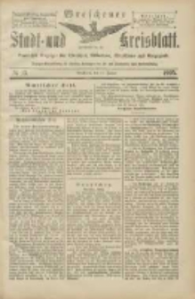 Wreschener Stadt und Kreisblatt: amtlicher Anzeiger f&uuml;r Wreschen, Miloslaw, Strzalkowo und Umgegend 1905.01.31 Nr13