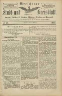Wreschener Stadt und Kreisblatt: amtlicher Anzeiger f&uuml;r Wreschen, Miloslaw, Strzalkowo und Umgegend 1905.02.23 Nr23