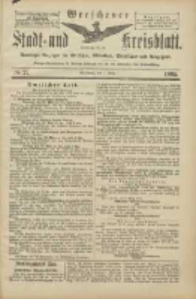 Wreschener Stadt und Kreisblatt: amtlicher Anzeiger f&uuml;r Wreschen, Miloslaw, Strzalkowo und Umgegend 1905.03.04 Nr27