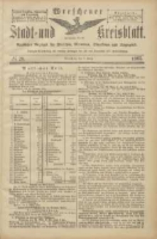 Wreschener Stadt und Kreisblatt: amtlicher Anzeiger f&uuml;r Wreschen, Miloslaw, Strzalkowo und Umgegend 1905.03.07 Nr28