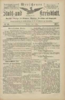 Wreschener Stadt und Kreisblatt: amtlicher Anzeiger f&uuml;r Wreschen, Miloslaw, Strzalkowo und Umgegend 1905.03.09 Nr29