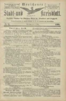 Wreschener Stadt und Kreisblatt: amtlicher Anzeiger f&uuml;r Wreschen, Miloslaw, Strzalkowo und Umgegend 1905.03.16 Nr32