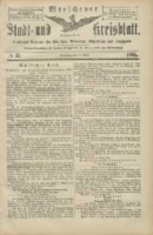 Wreschener Stadt und Kreisblatt: amtlicher Anzeiger f&uuml;r Wreschen, Miloslaw, Strzalkowo und Umgegend 1905.03.18 Nr33