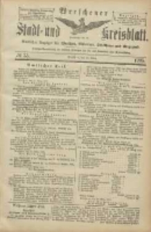 Wreschener Stadt und Kreisblatt: amtlicher Anzeiger f&uuml;r Wreschen, Miloslaw, Strzalkowo und Umgegend 1905.03.23 Nr35