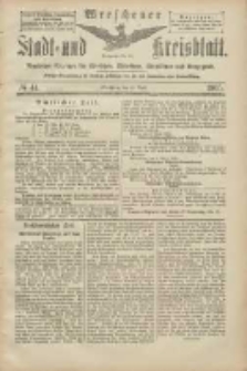 Wreschener Stadt und Kreisblatt: amtlicher Anzeiger für Wreschen, Miloslaw, Strzalkowo und Umgegend 1905.04.13 Nr44