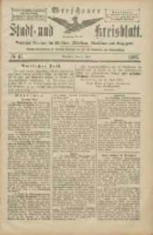 Wreschener Stadt und Kreisblatt: amtlicher Anzeiger f&uuml;r Wreschen, Miloslaw, Strzalkowo und Umgegend 1905.04.20 Nr47