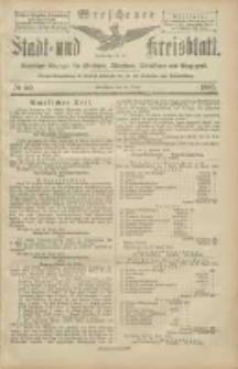 Wreschener Stadt und Kreisblatt: amtlicher Anzeiger f&uuml;r Wreschen, Miloslaw, Strzalkowo und Umgegend 1905.04.29 Nr50