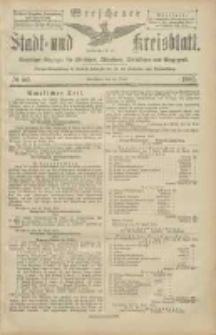 Wreschener Stadt und Kreisblatt: amtlicher Anzeiger für Wreschen, Miloslaw, Strzalkowo und Umgegend 1905.04.29 Nr50