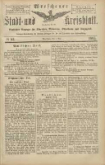 Wreschener Stadt und Kreisblatt: amtlicher Anzeiger f&uuml;r Wreschen, Miloslaw, Strzalkowo und Umgegend 1905.05.04 Nr52