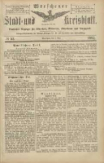 Wreschener Stadt und Kreisblatt: amtlicher Anzeiger für Wreschen, Miloslaw, Strzalkowo und Umgegend 1905.05.04 Nr52