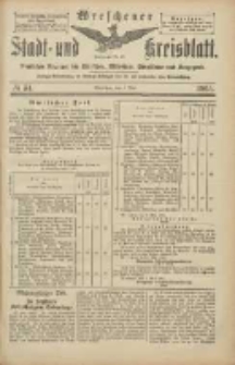 Wreschener Stadt und Kreisblatt: amtlicher Anzeiger f&uuml;r Wreschen, Miloslaw, Strzalkowo und Umgegend 1905.05.09 Nr54