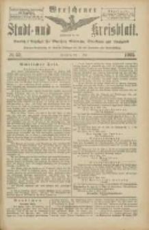 Wreschener Stadt und Kreisblatt: amtlicher Anzeiger f&uuml;r Wreschen, Miloslaw, Strzalkowo und Umgegend 1905.05.11 Nr55