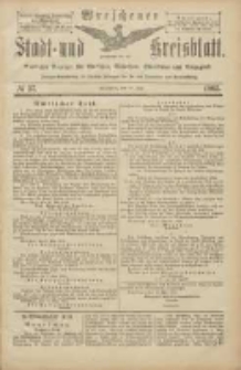 Wreschener Stadt und Kreisblatt: amtlicher Anzeiger für Wreschen, Miloslaw, Strzalkowo und Umgegend 1905.05.16 Nr57