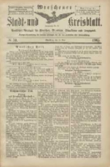 Wreschener Stadt und Kreisblatt: amtlicher Anzeiger f&uuml;r Wreschen, Miloslaw, Strzalkowo und Umgegend 1905.05.20 Nr59