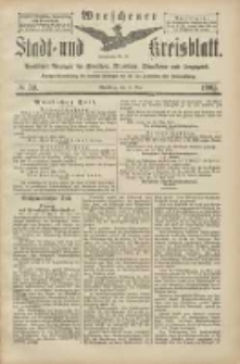Wreschener Stadt und Kreisblatt: amtlicher Anzeiger für Wreschen, Miloslaw, Strzalkowo und Umgegend 1905.05.20 Nr59
