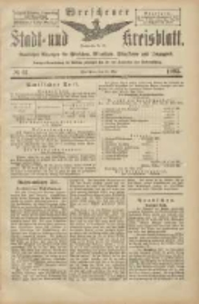 Wreschener Stadt und Kreisblatt: amtlicher Anzeiger f&uuml;r Wreschen, Miloslaw, Strzalkowo und Umgegend 1905.05.25 Nr61