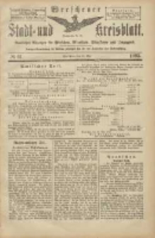 Wreschener Stadt und Kreisblatt: amtlicher Anzeiger für Wreschen, Miloslaw, Strzalkowo und Umgegend 1905.05.25 Nr61