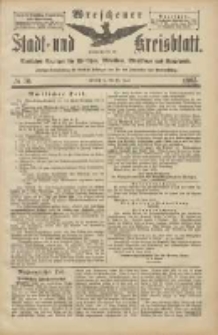 Wreschener Stadt und Kreisblatt: amtlicher Anzeiger f&uuml;r Wreschen, Miloslaw, Strzalkowo und Umgegend 1905.06.17 Nr70