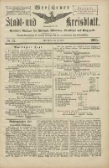 Wreschener Stadt und Kreisblatt: amtlicher Anzeiger f&uuml;r Wreschen, Miloslaw, Strzalkowo und Umgegend 1905.06.22 Nr72