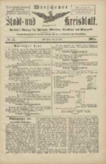 Wreschener Stadt und Kreisblatt: amtlicher Anzeiger für Wreschen, Miloslaw, Strzalkowo und Umgegend 1905.06.22 Nr72