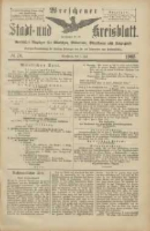 Wreschener Stadt und Kreisblatt: amtlicher Anzeiger für Wreschen, Miloslaw, Strzalkowo und Umgegend 1905.07.01 Nr76