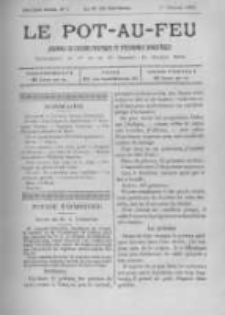 Le Pot-au-feu: journal de cuisine pratique et d'economie domestique. 1894 An.2 No.3