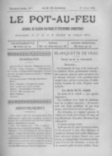 Le Pot-au-feu: journal de cuisine pratique et d'economie domestique. 1894 An.2 No.7